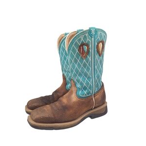 Twisted X Men's Lite Western Work Boots - Steel Toe - MLCS021 11.5 D